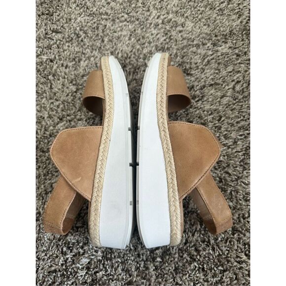 Eileen Fisher Leather Tan Sandals Size 7,5 - Picture 8 of 9